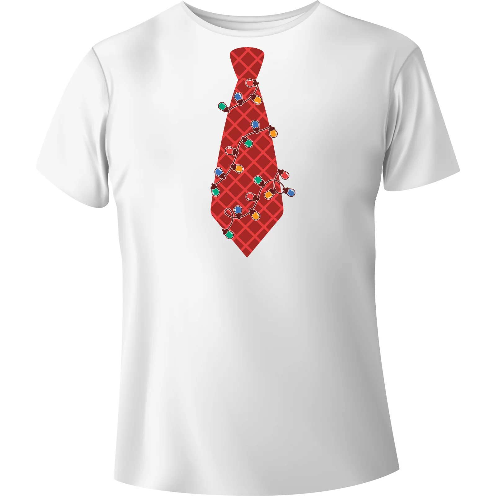 T-shirt Christmas Tie - BanByte.com