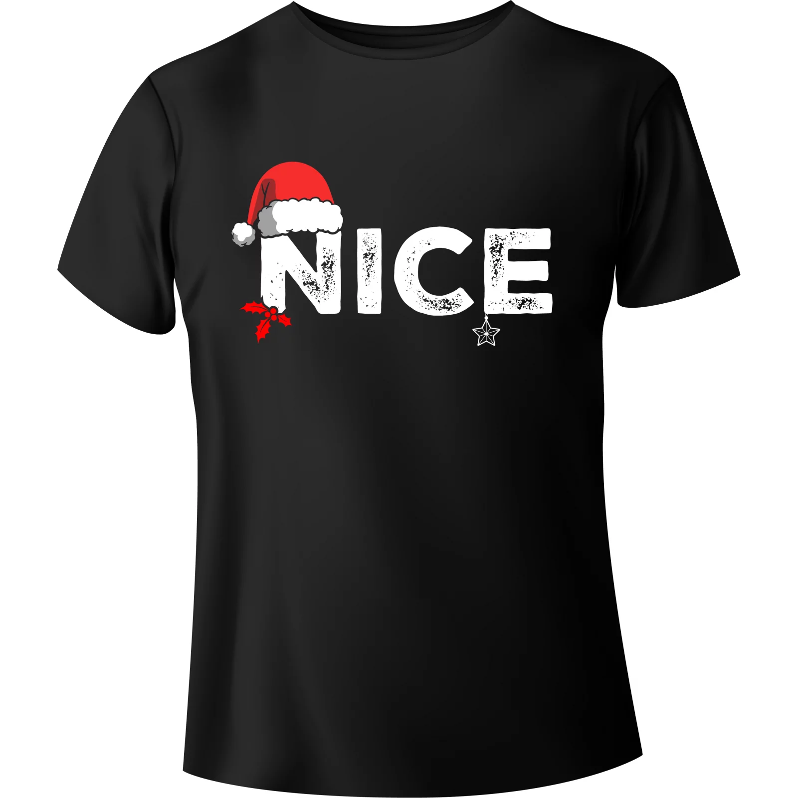 T-shirt Świąteczny "NICE" - BanByte.com