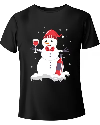 T-shirt Christmas Snowman - BanByte.com