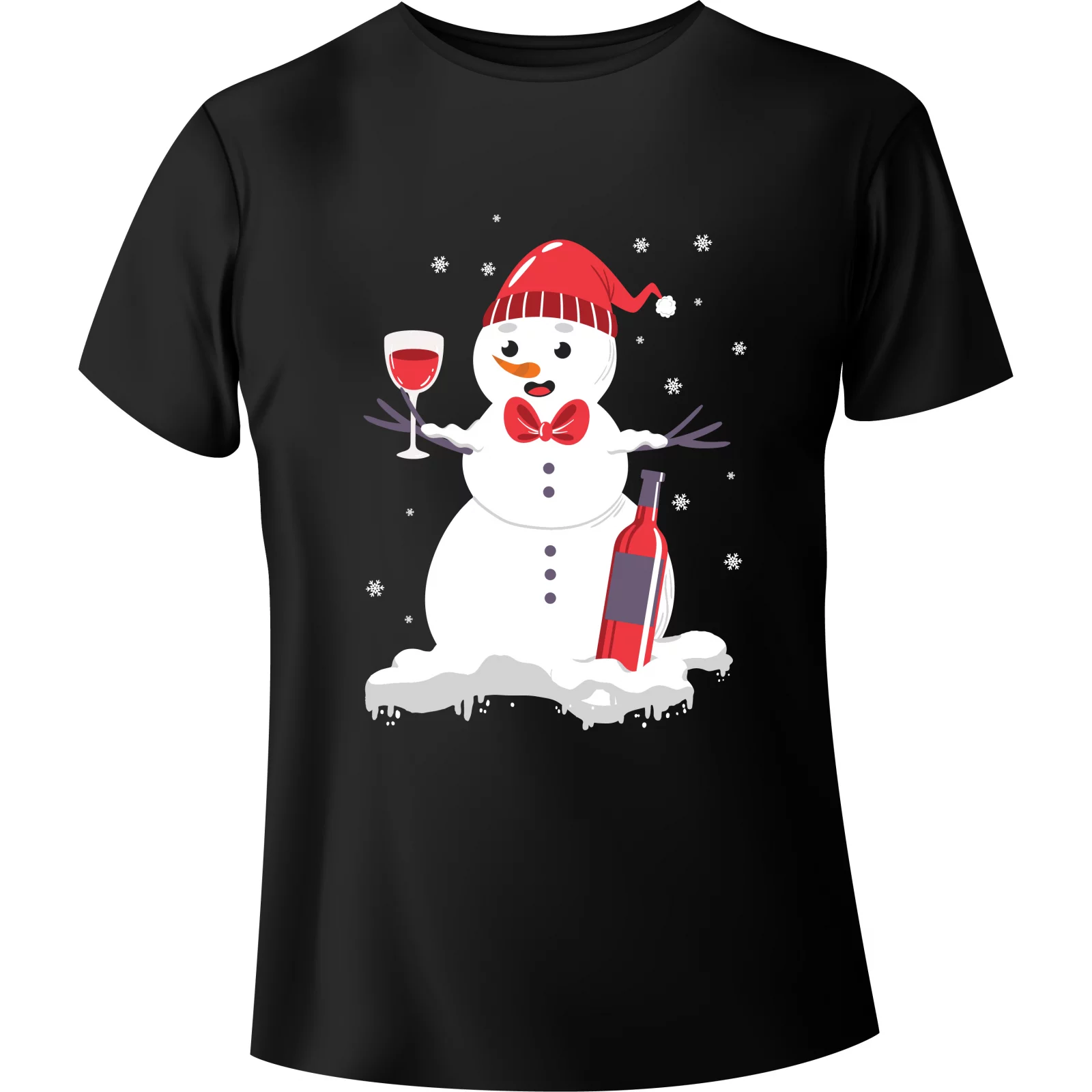 T-shirt Christmas Snowman - BanByte.com