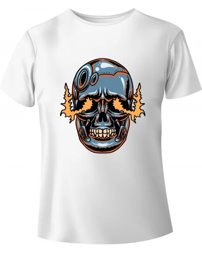 T-shirt Metallic Skull