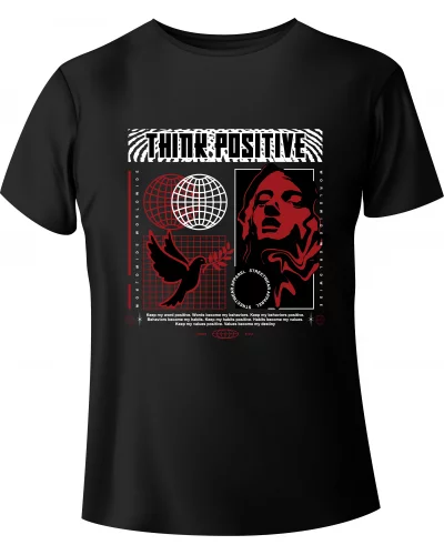 T-shirt "THINK POSITIVE"