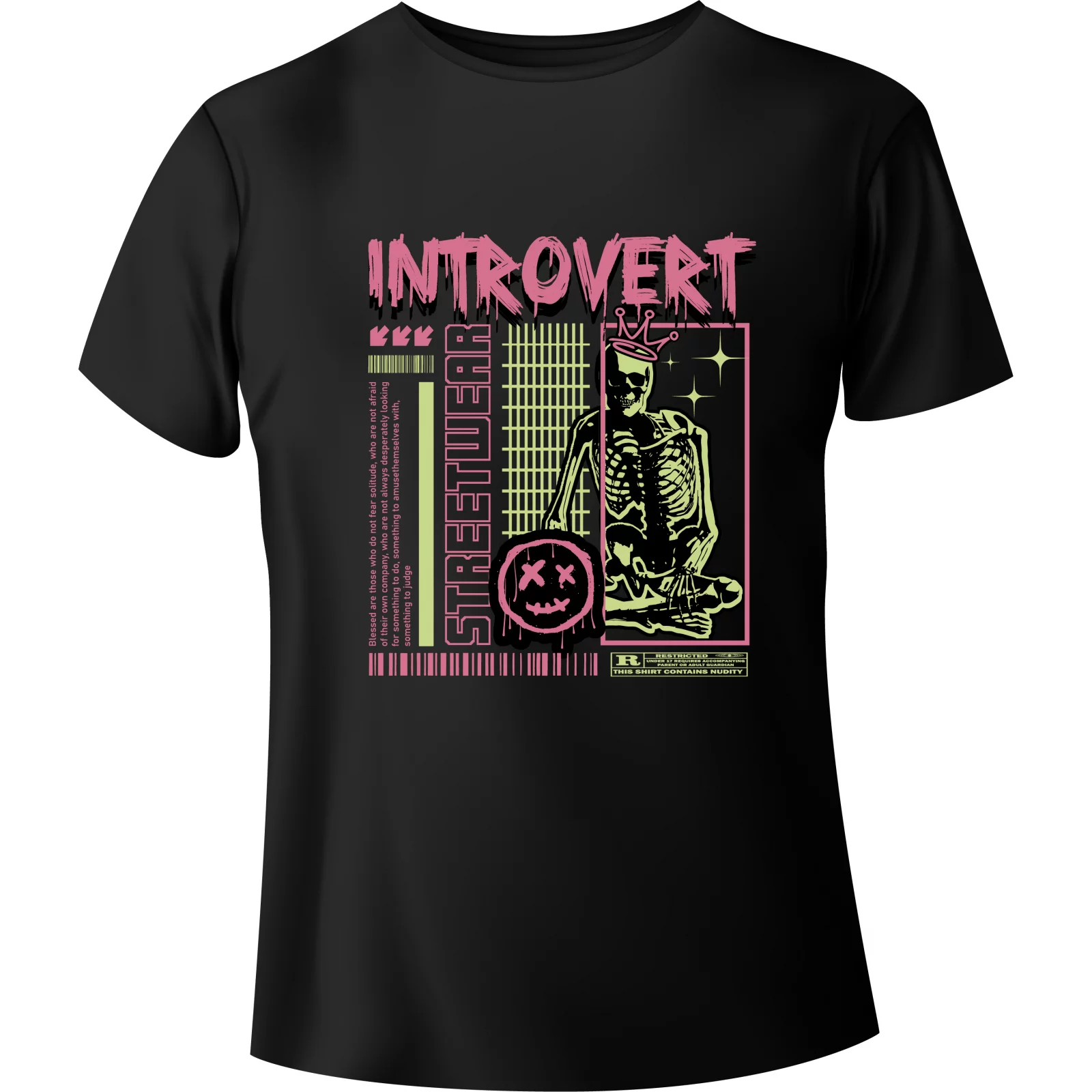 T-shirt - Streetwear "INTROVERT"