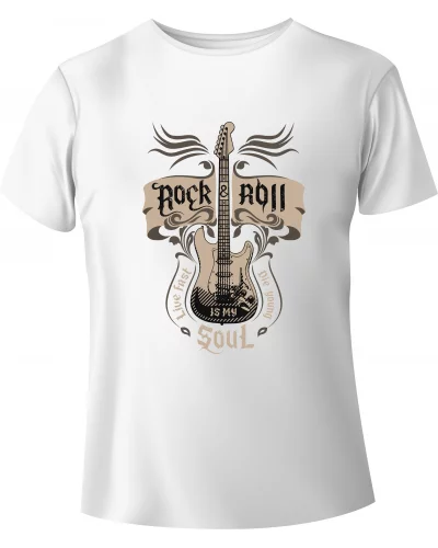 T-shirt ROCK & ROLL "IS MY SOUL"