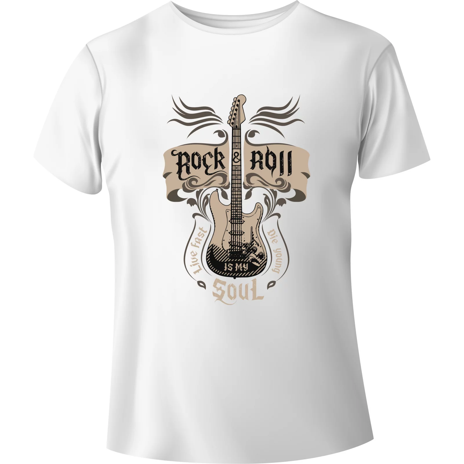 T-shirt ROCK & ROLL "IS MY SOUL"