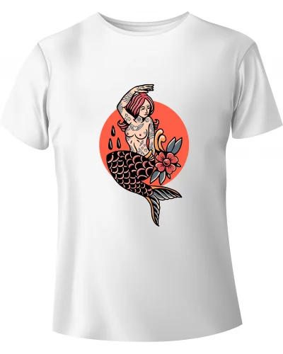 T-shirt Oldschool Mermaid