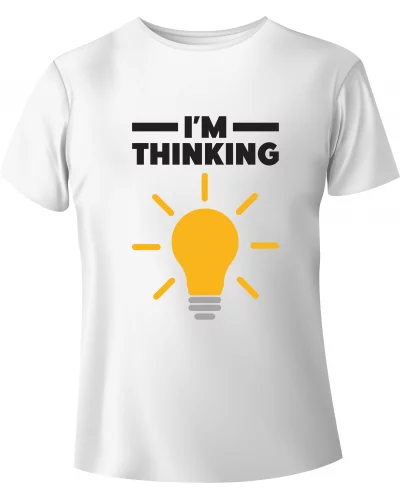 T-shirt "I'M THINKING" - BanByte.com