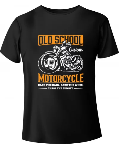 T-shirt Motocykl "OLD SCHOOL MOTORCYCLE"