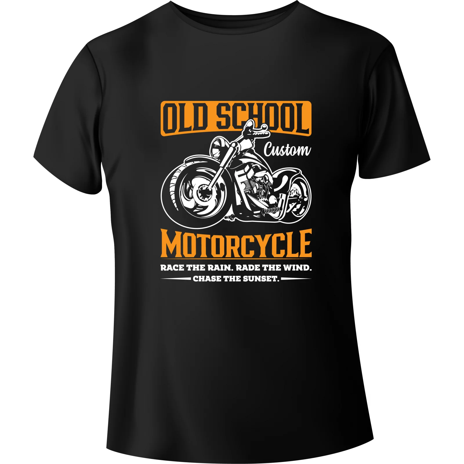 T-shirt Motocykl "OLD SCHOOL MOTORCYCLE"