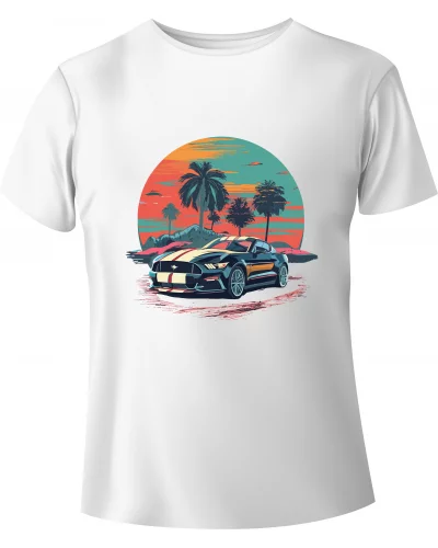 T-shirt Vintage Car