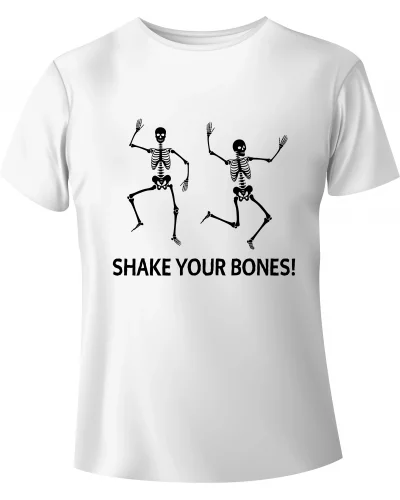 T-shirt Skeleton "Shake Your Bones!"