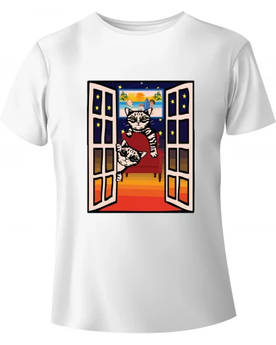 T-shirt Retro Cats